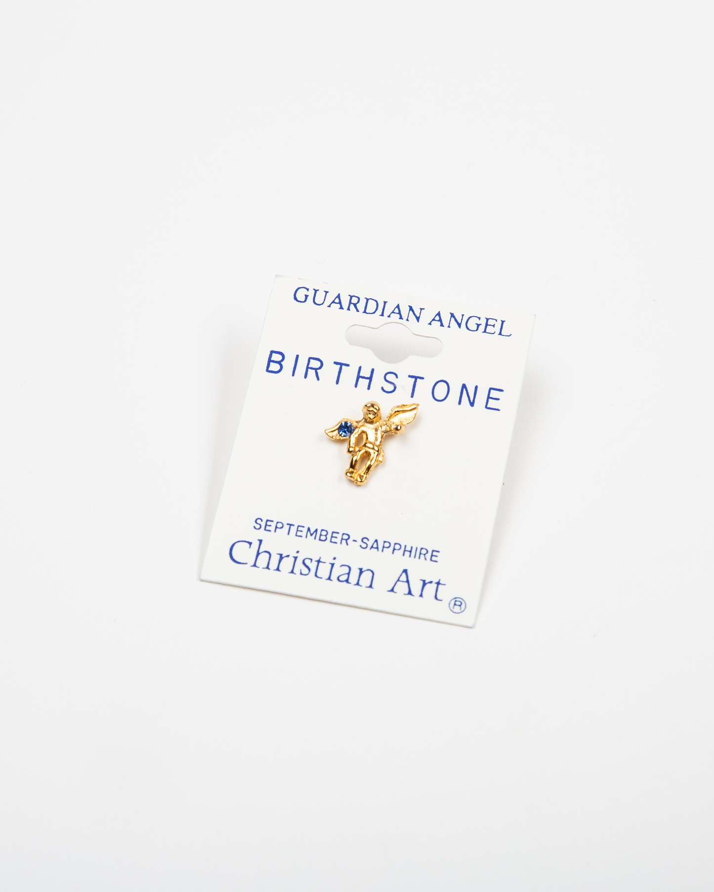 Pin ángel de la guarda con detalle mes de nacimiento