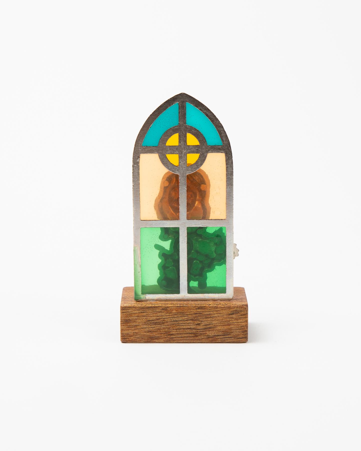 Figura con vidrio para Primera Comunión