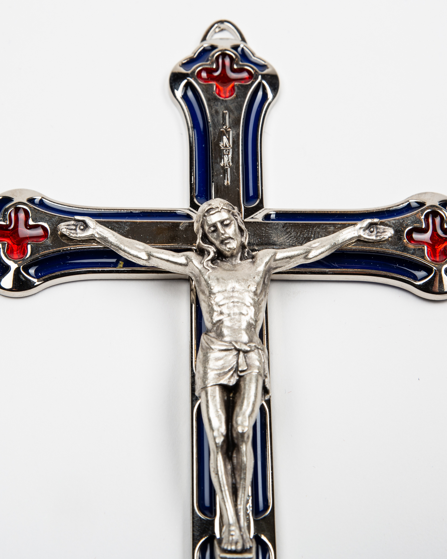 Cruz de peltre para colgar