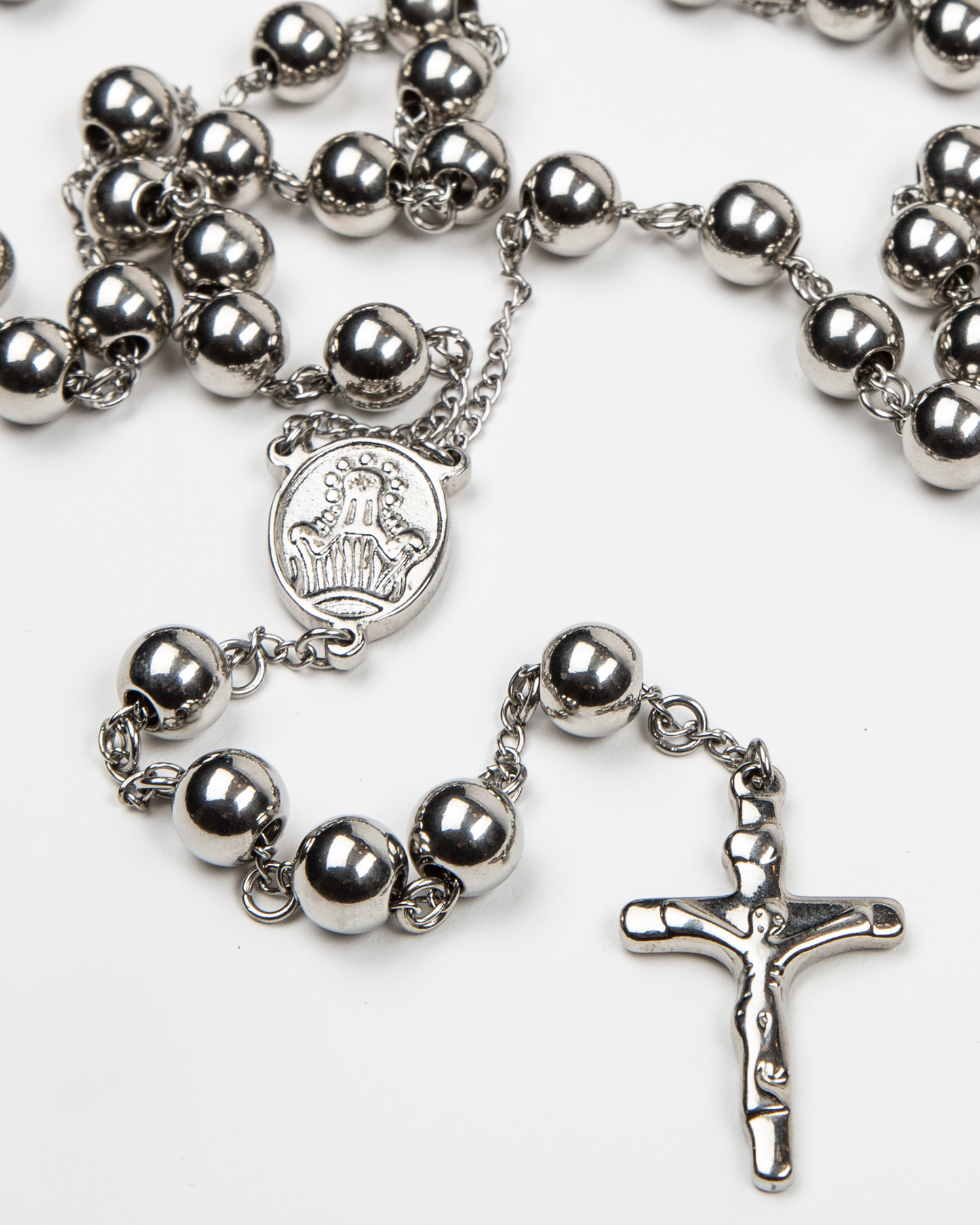 Rosario acero inoxidable