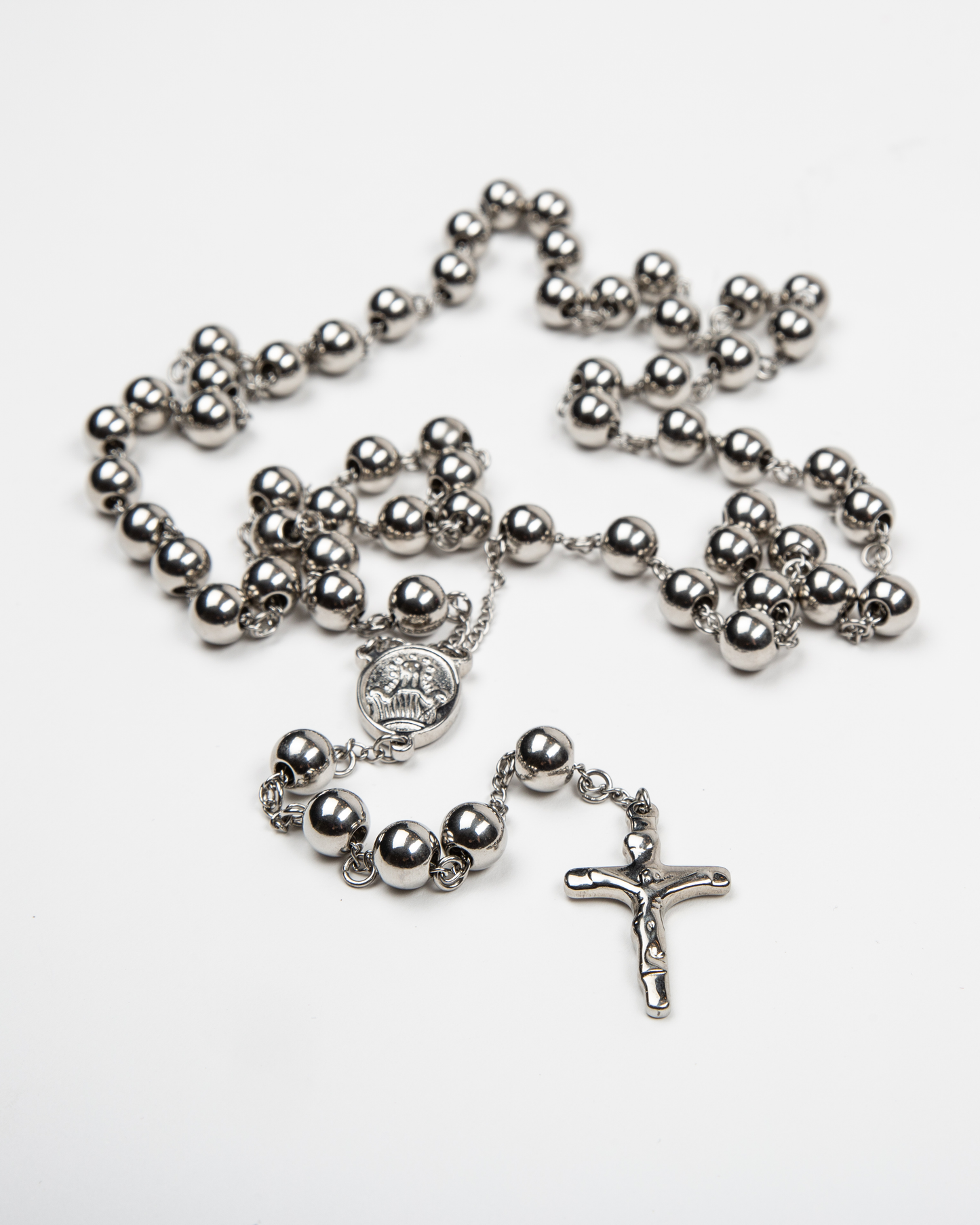 Rosario acero inoxidable