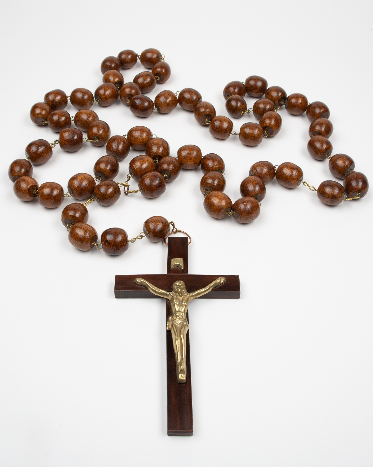 Rosario grande de madera