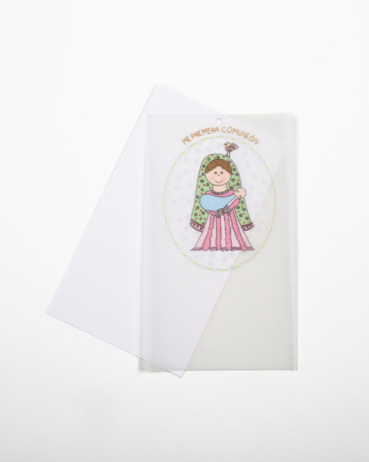 Santito Virgen María doble (8 unidades)